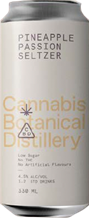 Cannabis Botanical Distillery Pineapple Passion Seltzer 4.5% 330ml